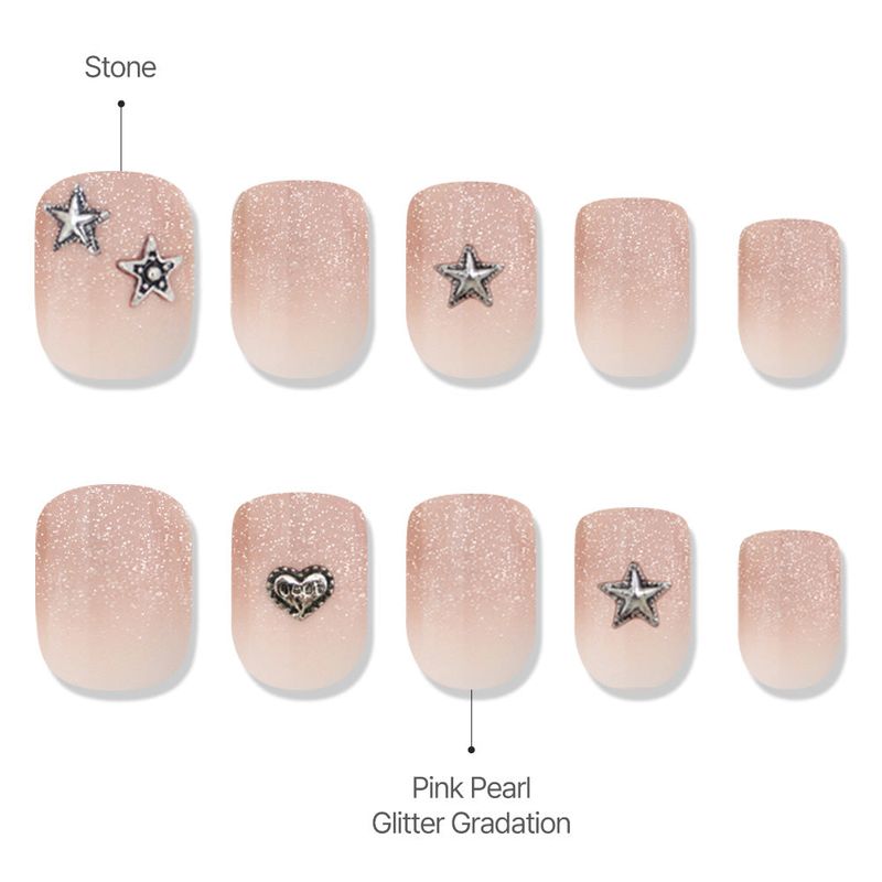 MUZMAK Reusable Nail Tip Angel Punk(Short Square)