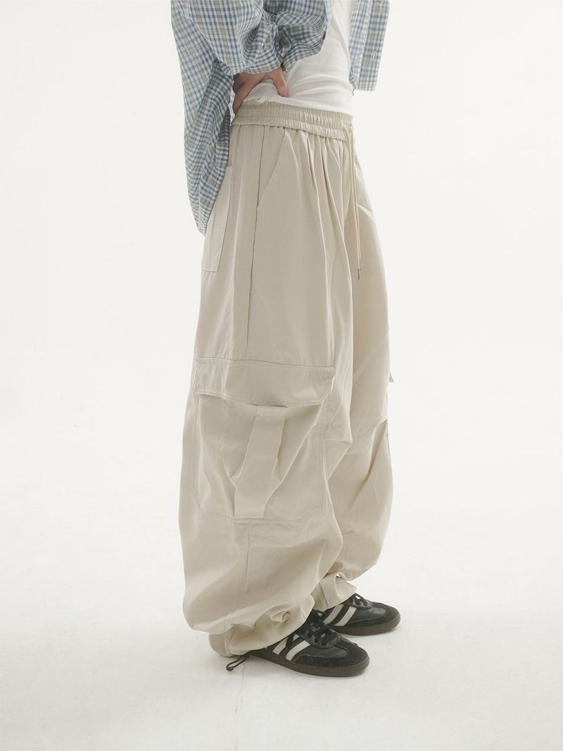 Toni pintuck cargo pants -3C