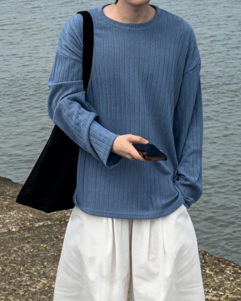 JIIGEUM（ジグム）の「Essen Ribbed Summer Light Knit（Tops）」