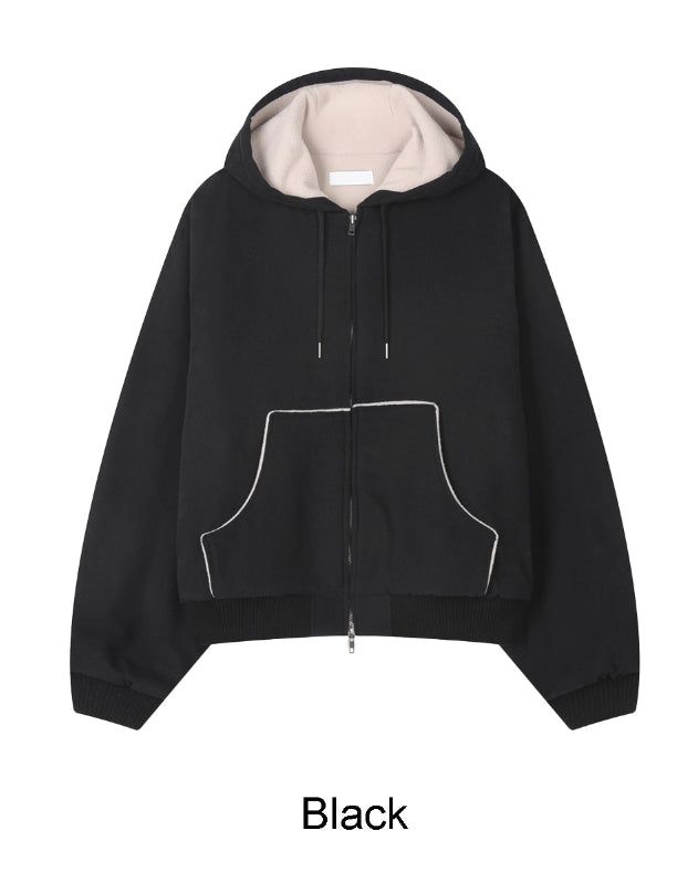 Demes inner fleece hooded jumper