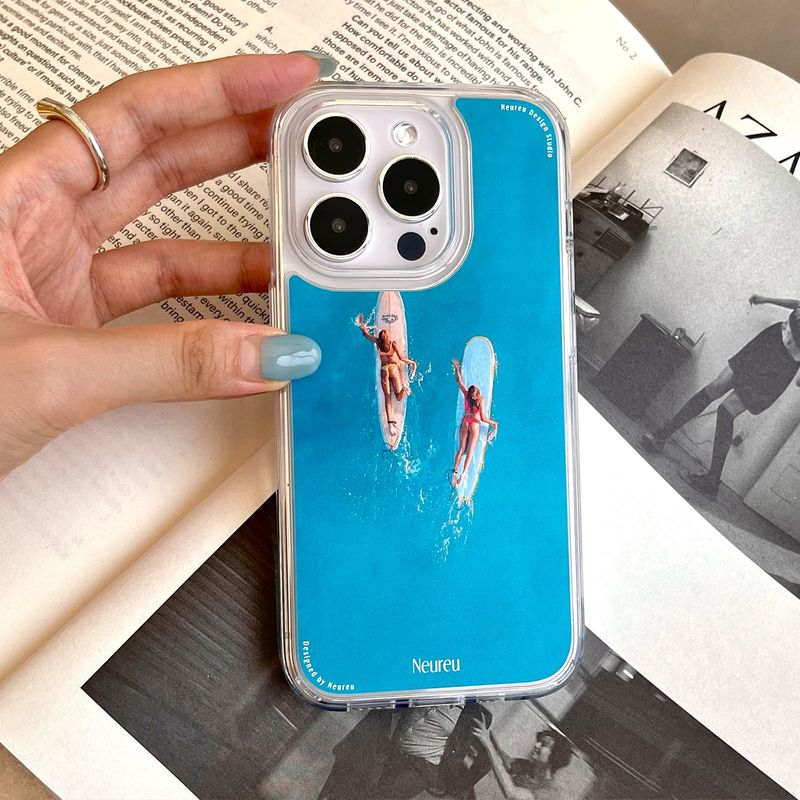 Surfing Girls Case (Jelly Hard)