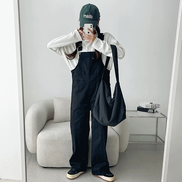 hijjoo（ハイチュー）の「T-shirt overalls dress（Dresses）」