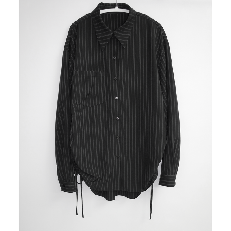 [MADE] Soft Breeze Shirring Slit Shirt