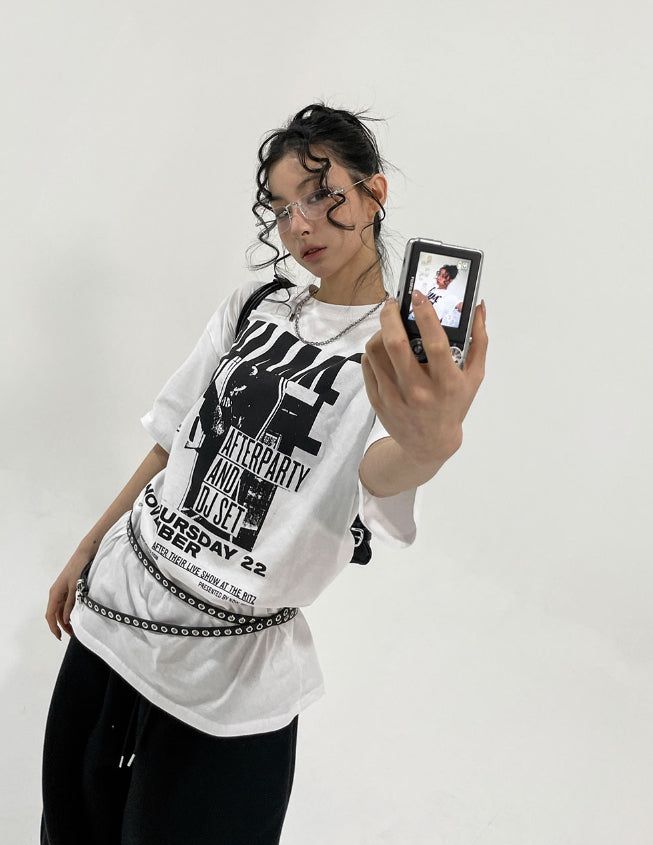 ULAN（ユレン）の「After printing loose fit short sleeves（Tops）」