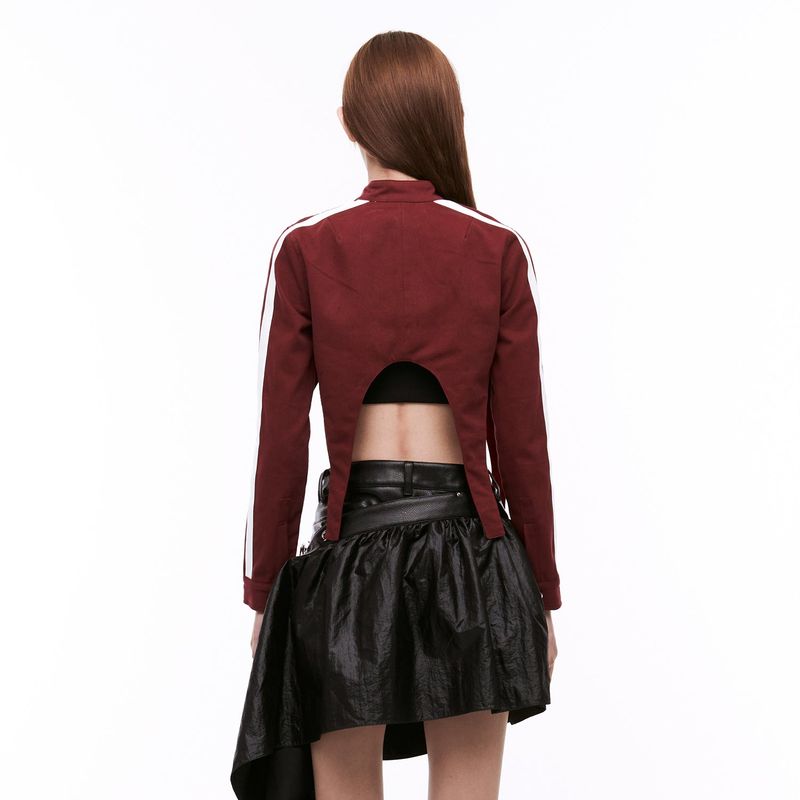 Zipped Crop Jacket