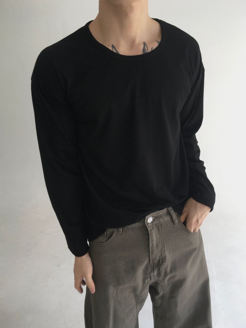 see through long sleeve(3colors)