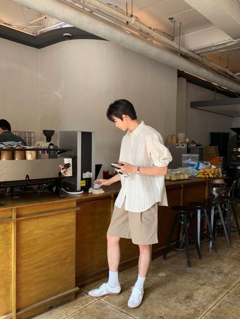LMN Near Patch Bermuda Half Pants (4 colors)