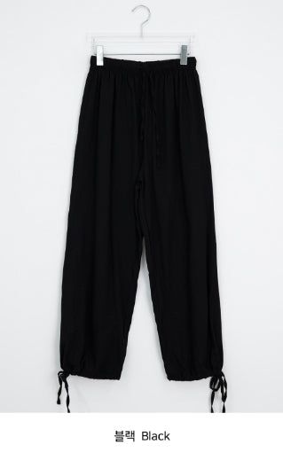 Rooney Linen String Wide Harem Pants