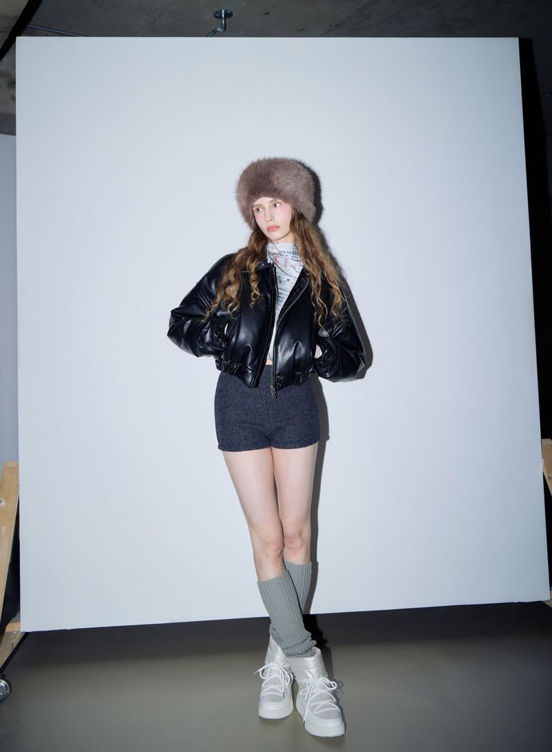 Fur big hat