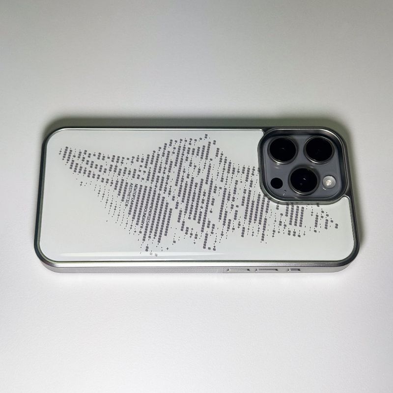 NTA Conchgeist_ASCII CORE_006 Phone Case (SV_White)