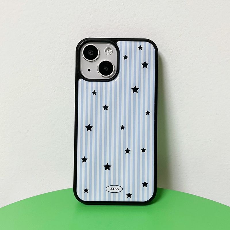 Striped star epoxy bumper case