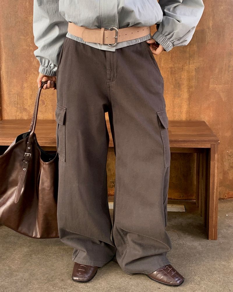 [ORIGINAL] Surf Cargo Buckle Cotton Pants