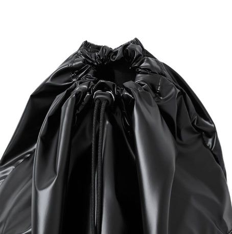 Glossy String Pocket Backpack