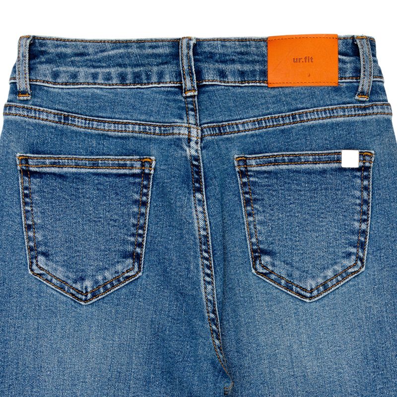 EMBROIDERED SPANDEX BOOTCUT DENIM PANTS code 18303