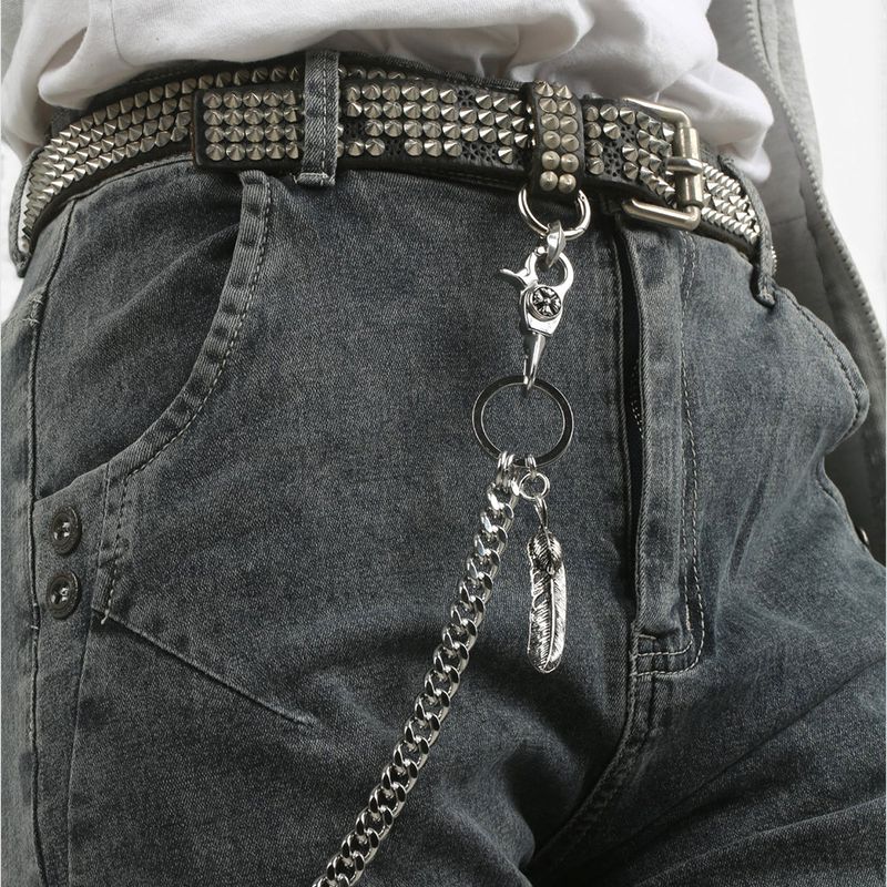 SVC-528 Feather Silver Basic Trouser Chain