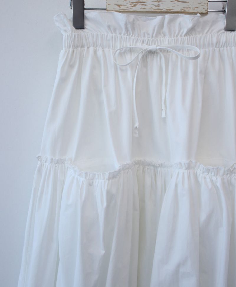 maroni shirring skirt