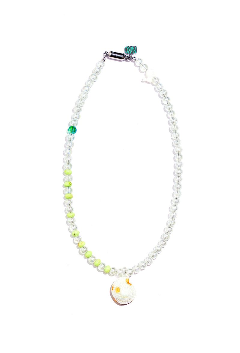 NiRO.SERENDIPITY(ニロ)の「SEASHELL RABBIT TURQUOISE CRYSTAL NECKLACE #103(Accessories)」