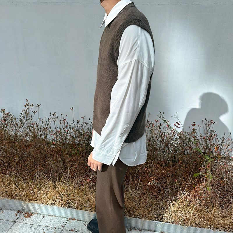 SP Napping Knit Vest  (4color)