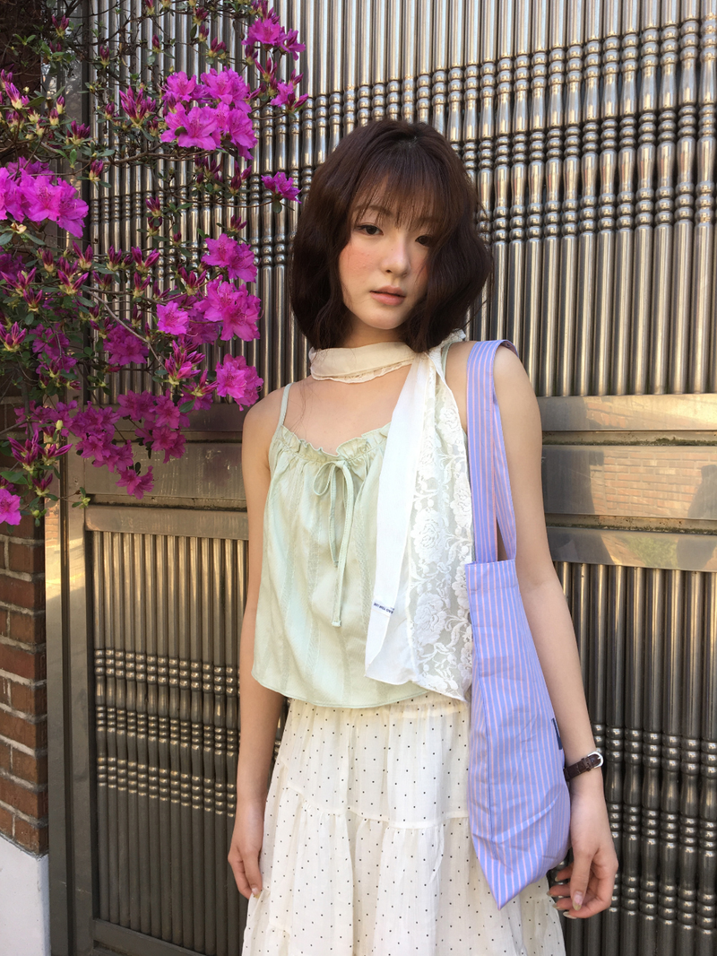 Paul Rose Lace Scarf (3color)