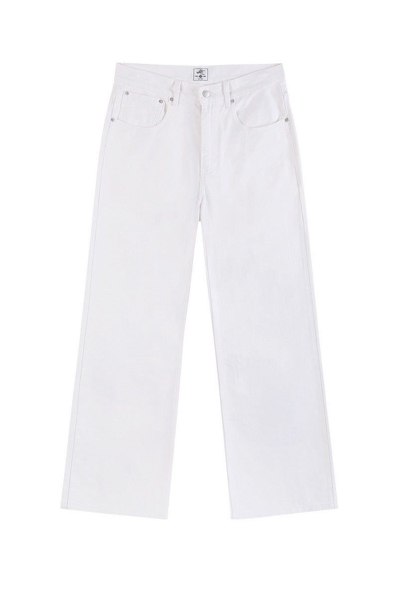 IDLT Basicsの「White Flare Washed Jeans(Pants)」