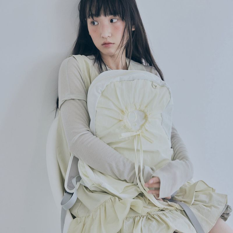hole string po backpack (light yellow)