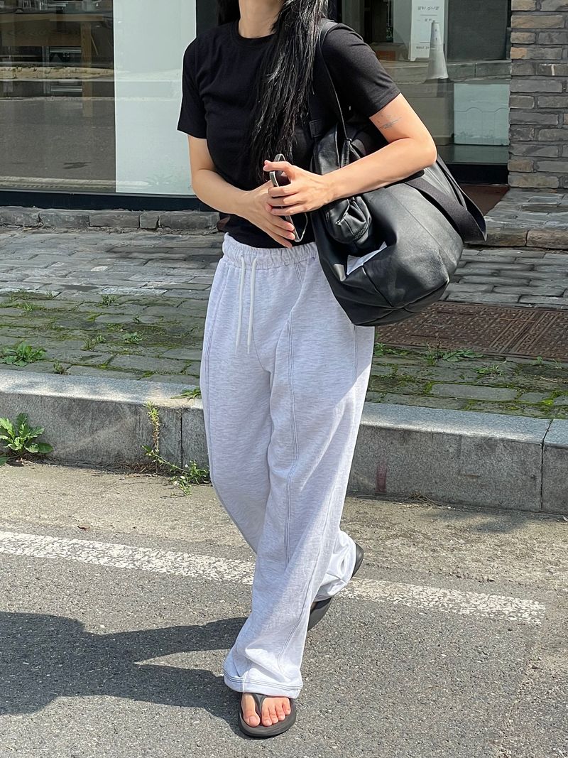 Tight slim half T