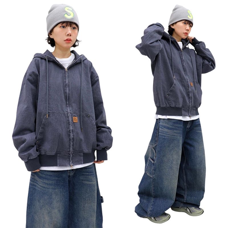 Vintage Work Hooded Jacket