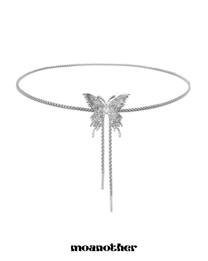 Butterfly Long Chain Necklace