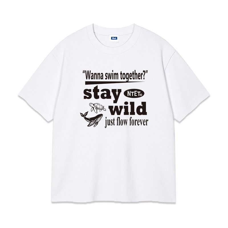 stay wild over fit t-shirt (3color)