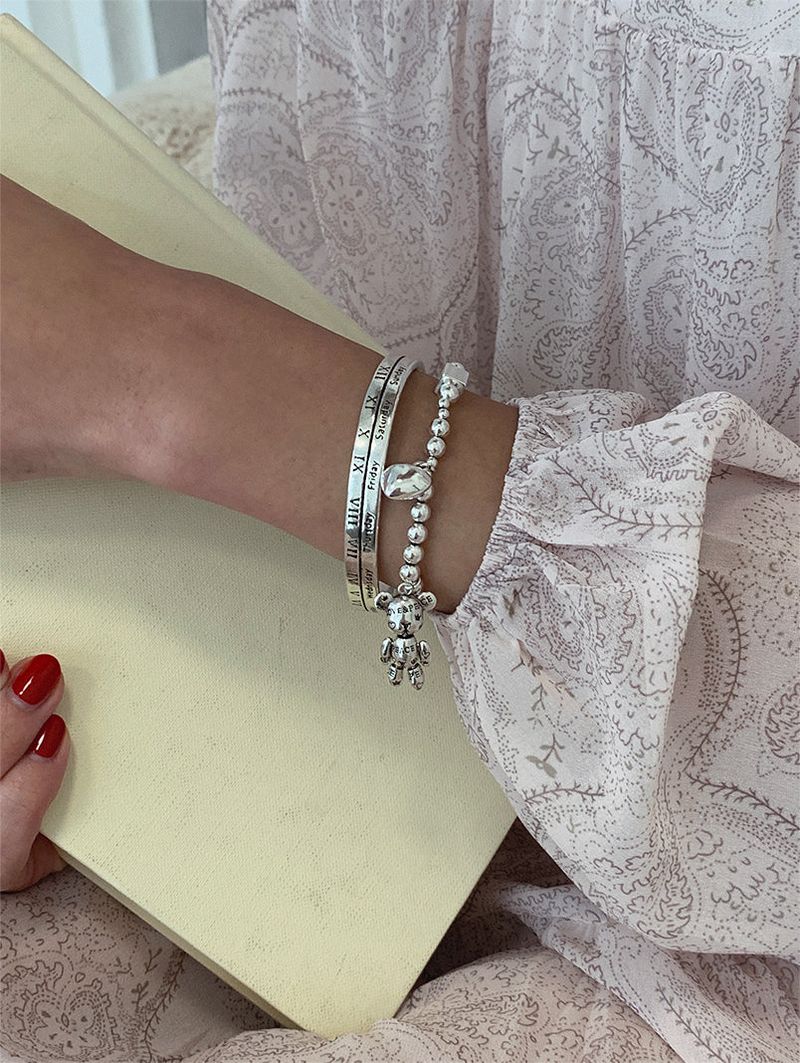 [SILVER925] LOVE TEDDY BRACELET