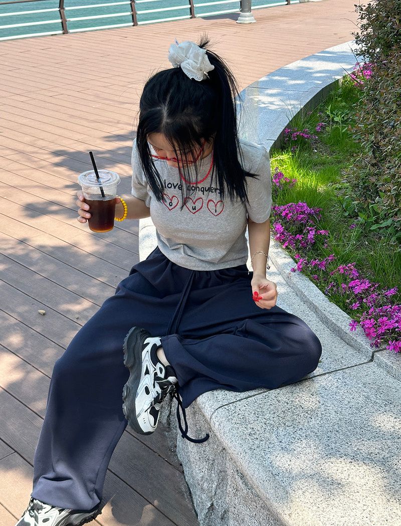 6 color twinkle wide pants