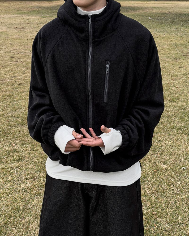 Shadow Fleece Warmer Half Neck T-Shirt