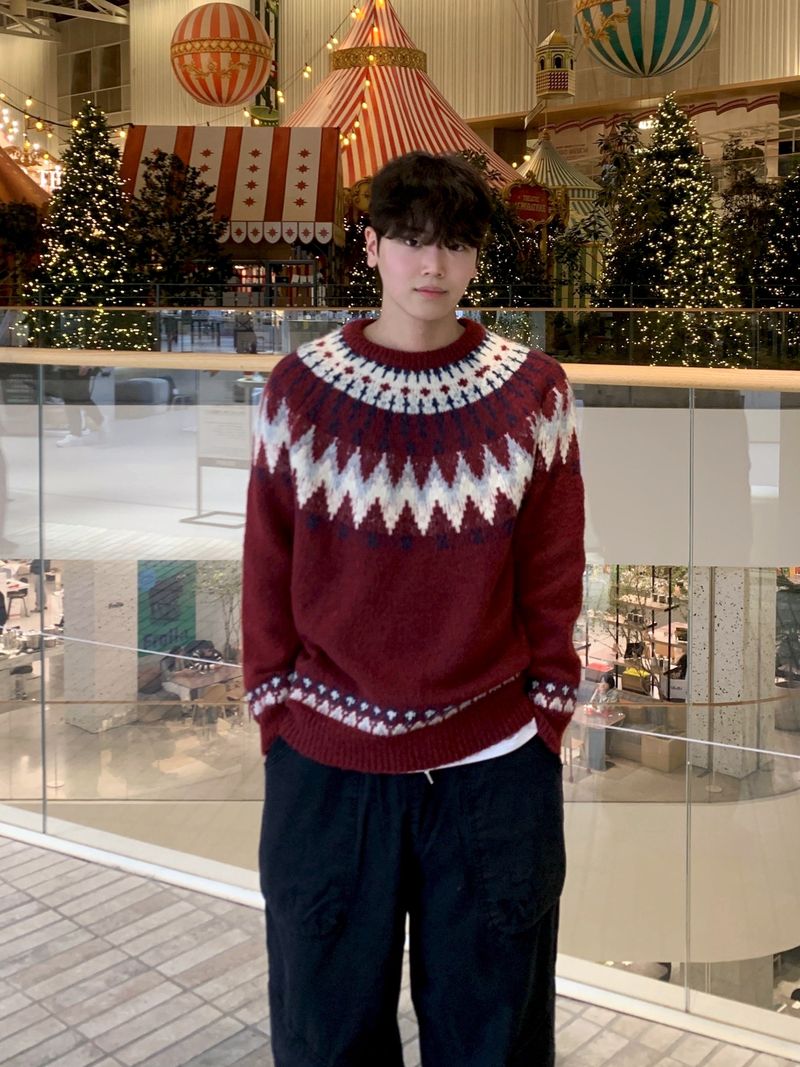 Melt Nordic Hair Knit