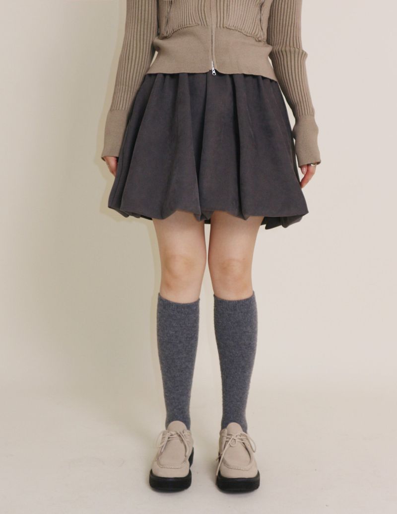 Cush Banding Pumpkin Balloon Mini Skirt