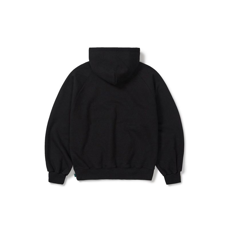 Chimayo stitch hoodie / Black