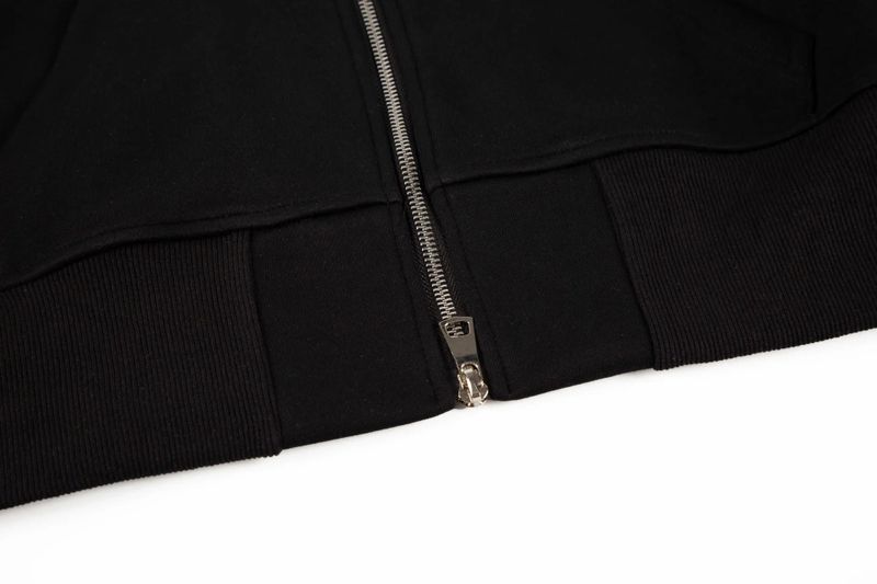 Stud Line Two-Way Hood Zip-Up