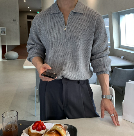  Slag Bella Hachi Half Zip Up Kara Knit