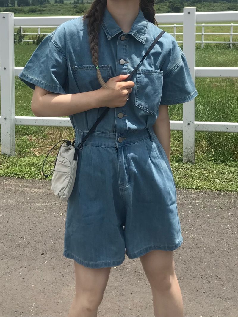 Marina denim jumpsuit