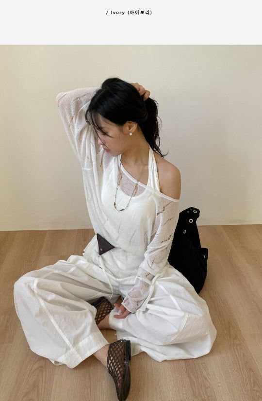 INCHANT ME（インチャントミー）の「Basic Halter Neck Ribbed Bra Top（Tops）」