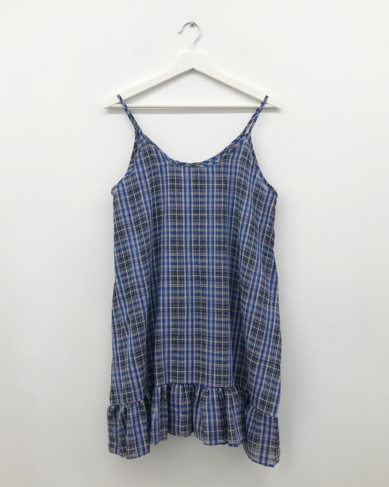 Tartan frill check dress (2color)