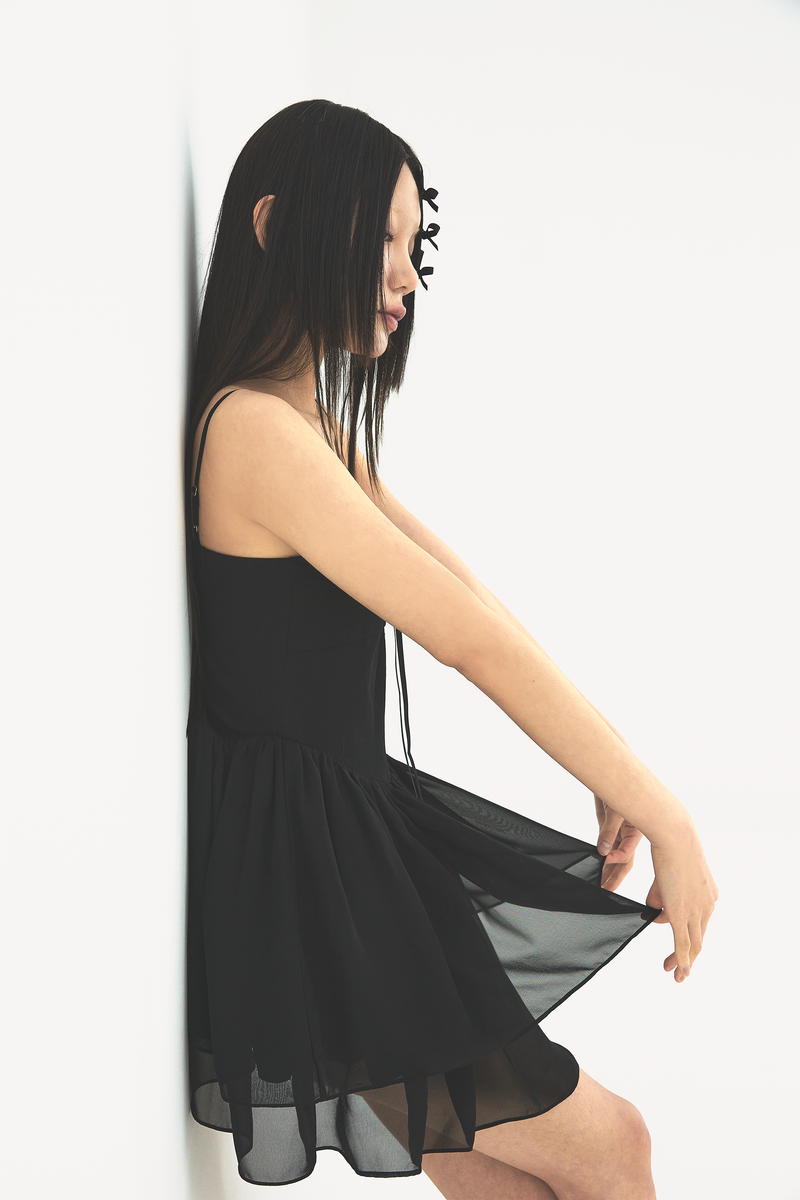 Bustier dress Black