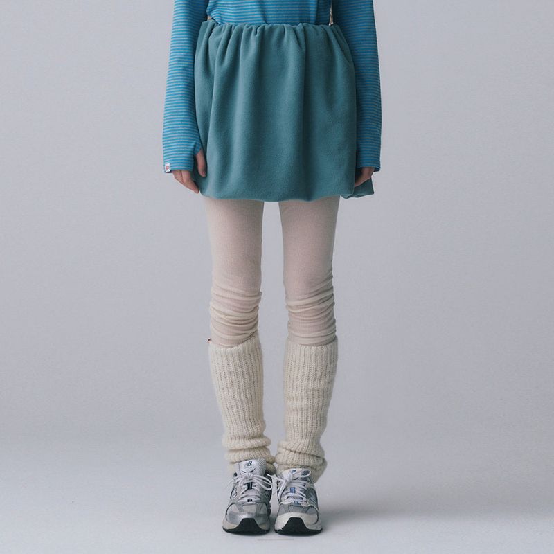 FUN FROM FUN（ファンフロムファン）の「FLEECE VOLUME SKIRT, BLUE（Skirts）」