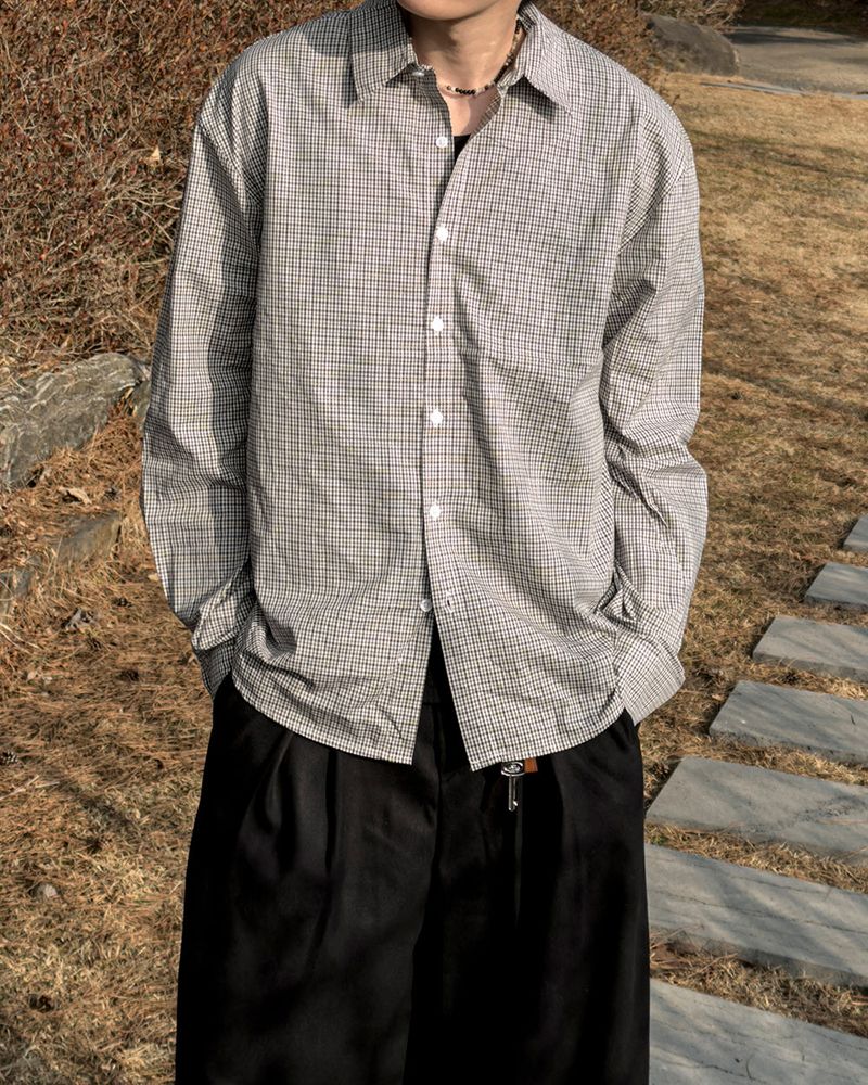 Better Mini-Check Cotton Shirt