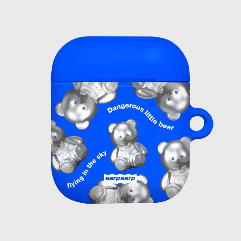 EARPEARP(アプアプ)の「STEEL COVY PATTERN-BLUE(AIR PODS-HARD)(Hats)」