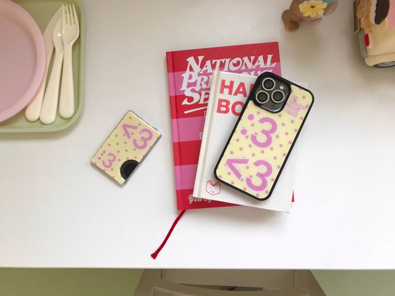 [MADE] Number 3 emoji case (Lemon candy) (magsafe) 