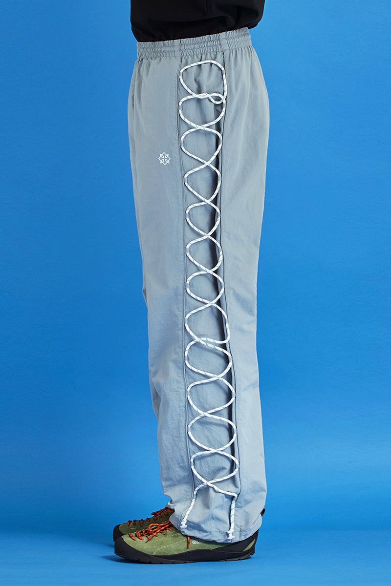 STRING NYLON PANTS / GREY