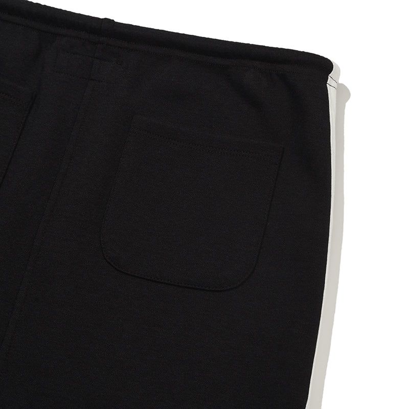 UNION JACK JERSEY MIDI SKIRT [BLACK]