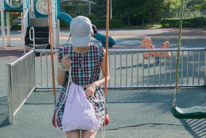 Girl string bag - Purple 