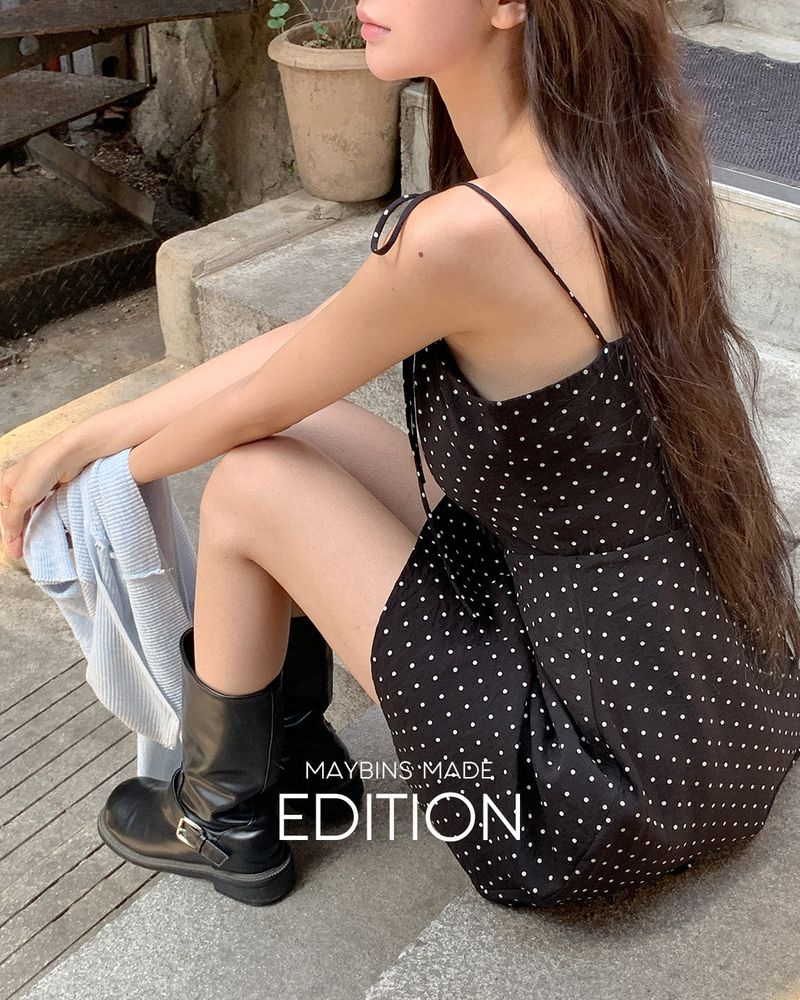 Chero dot mini dress