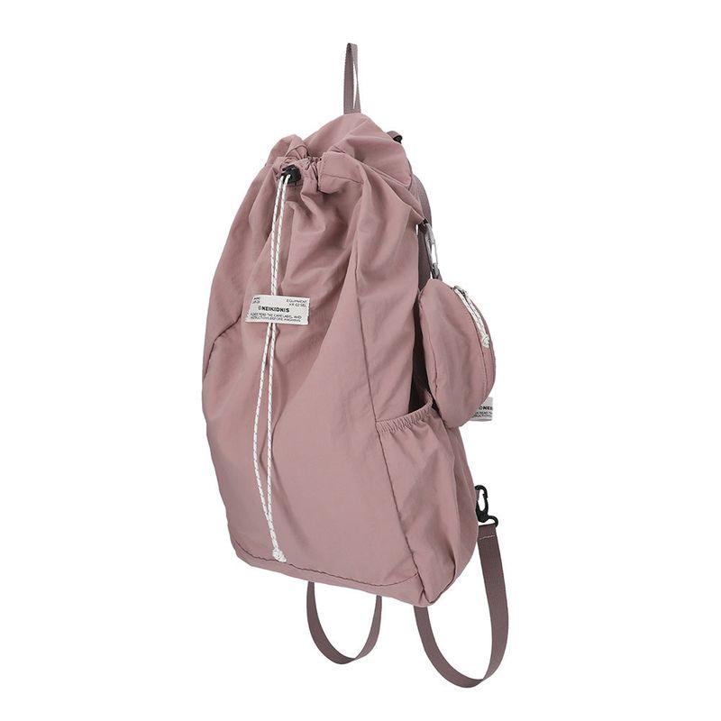 ID Packable String Backpack 18L / Dusty Pink